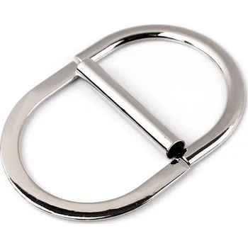 Kovová spona opasková 35 mm - 3 nikl