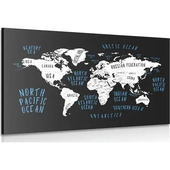 Obraz Dovido Obraz mapa světa v moderním provedení