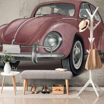 Tapeta Dovido Samolepící tapeta červený veterán