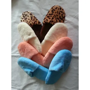 Dámský župan Papuče k županům - modrá - pánské