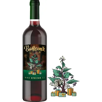 Víno Baňkovník - Speciál z plodů černého bezu 14% alk. | Rybízák.cz Speciál z plodů černého bezu a lesního ovoce 14% alk.