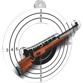 Poháry Bauer Akrylátová medaile MDA0010M25 | Střelba