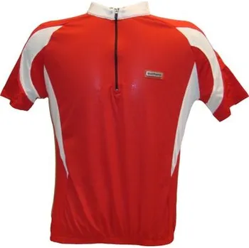 cyklistický dres Shimano Pánský dres s krátkým rukávem SHIMANO, bílá/červená, M