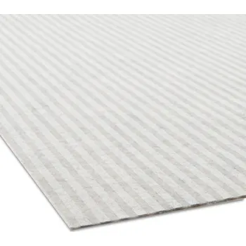 Dámské ponožky Filc / plsť pruhovaný motiv 1mm béžovo-krémové