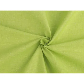 Bavlněná látka jednobarevná žíhaná - 6 (4) zelená sv.