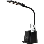 Lucide PENNY - Stolní lampa - LED stmívatelné - 1x4,7W 3000K - S bezdrátovou nabíječkou - Černá