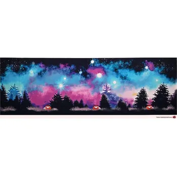 Panel na dámskou sukni - 1 modrá azurová liška