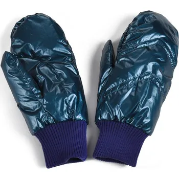 Šála Teplé palčáky v lesklém provedení modré