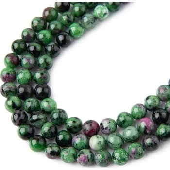 Korálek Korálky z minerálu Rubín zoisit 4 mm