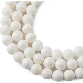 Dětské navlékací korálky Korálky z minerálu Zéva mušle 8 mm