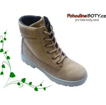 Dámská zimní obuv Dámské pohodlné kotníkové boty Imac hnědé 858698