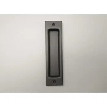 Madlo zápustné hranaté 200x53x16mm černé