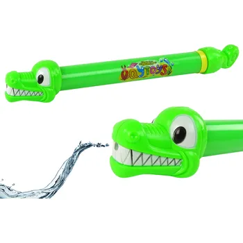 Dětská zbraň LEAN Toys Vodní pistole Krokodýl 45 cm Zahradní zelená