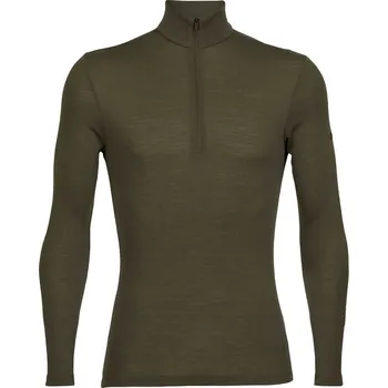 Pánské tričko funkční triko pánské ICEBREAKER M 175 Everyday LS Half Zip, LODEN - M