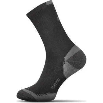 Buďchlap Termo bavlněné ponožky černé