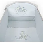 Tomi Povlečení výšivka Zebra ležící (mantinel 360 cm) AKCE - šedá