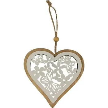 Vánoční dekorace Srdce k zavěšení D3757/1