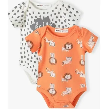 Kojenecký body Body kojenecké 2pack, Minoti, hide 4, Kluk - 50/56 | NB