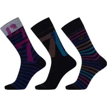 Pánské ponožky CR7 Mens socks. 3-pack in box 300-8283-80-121 40-46 Velikost: 40-46