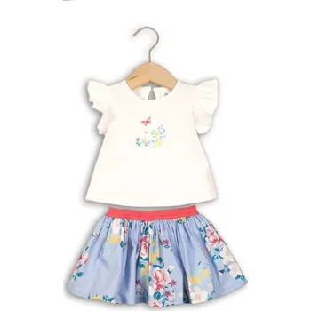 Kojenecká souprava Dívčí set, tričko a sukně, Minoti, ROSE 5, holka - 56/62 | 0-3m