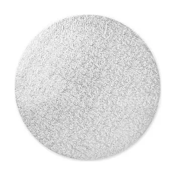 Dortová podložka stříbrná 10 cm, síla 4 mm - FunCakes
