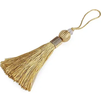 Vánoční dekorace Střapec délka 22-24 cm - 3 zlatá zlatá