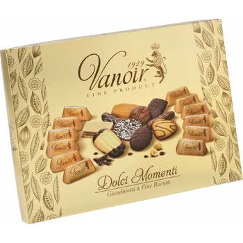Bonboniéra Vanoir dolci momenti box s čokoládou a sušenkami 320g