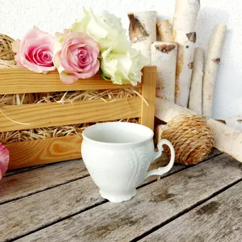 BERNADOTTE IVORY šálek 170 ml, slonová kost, Thun 1794 (Porcelánový šálek na kávu 2. jakost)