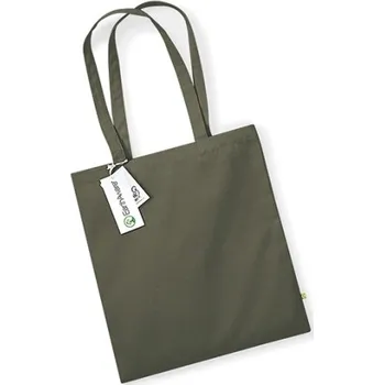 Nákupní taška Westford Mill Nákupní taška WM801 Olive Green 38 x 42 cm
