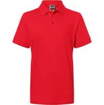 James & Nicholson (Daiber) Dětská polokošile JN070k - Signální červená | XL