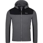 Pánská zateplená mikina s kapucí KILPI Nevia m, šedá - M