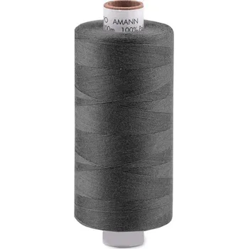 Nit Polyesterové nitě Aspo návin 1000 m Amann - 0416 šedá hematit