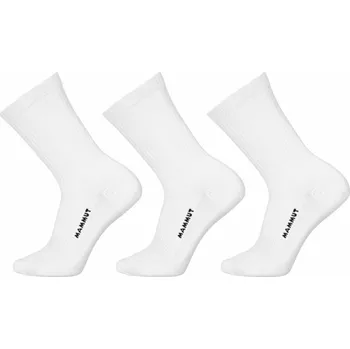 Pánské ponožky Mammut Mammut Everyday Crew Socks 3 Pack Barva - Velikost: Bílá - 36-38