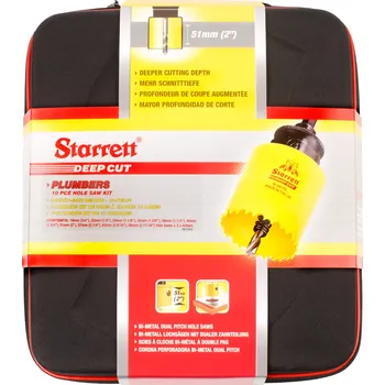 Vrták STARRETT sada vykružovacích korunek DEEP CUT, značková, made in UK - "Instalatér deluxe"
