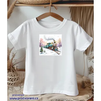 Chlapecké tričko Trička s potiskem Tričko s potiskem, dětské, PARNÍ VLAK, 1 ks zvolte VELIKOST trička ZDE:: 11/12 let Beagle