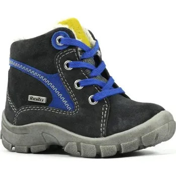 Dívčí zimní obuv Dětské šněrovací zimní boty s membránou Richter - vulcano/liberty/lemo - 26