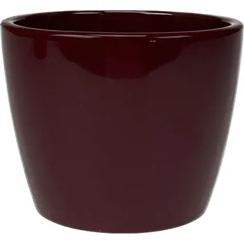 Obal na květináč Obal keramický pr.8 cm bordó ZT7200