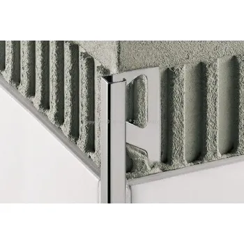 Stavební profil QUADEC-E Ukon. profil, Ušlechtilá ocel V2A, H=14mm, délka: 2,5m