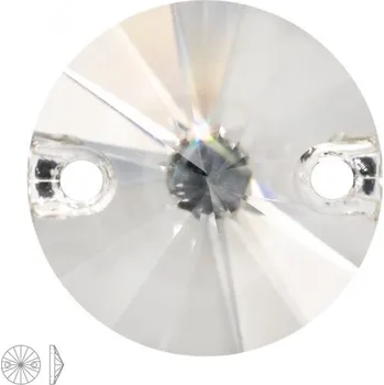 Dětské navlékací korálky Preciosa MC našívací Rivoli 12 mm Crystal