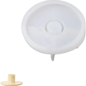 Forma na pečení Manumi Silikonová forma na stojan pro 1 svíčku ⌀85x40mm