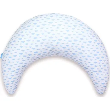 Kojící polštář Scamp Kojící polštář ve tvaru půlměsíce (BlueWhiteClouds)
