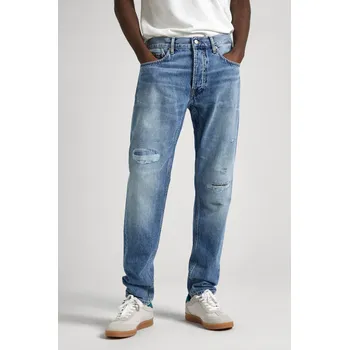 Pánské džíny Pepe Jeans Pánské džíny TAPERED JEANS BURN Barva: denim (odpovídá obrázku), Velikost: W29 L34