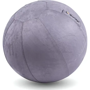 Gymnastický míč Sportago obal na gymnastický míč ze semiše - 85 cm