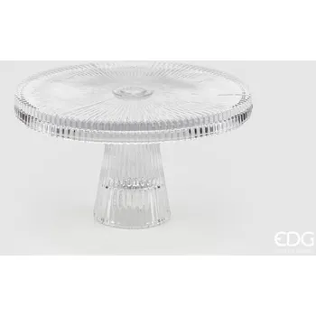 Sklěněný podnos na dort Cappett, 10,5x20 cm