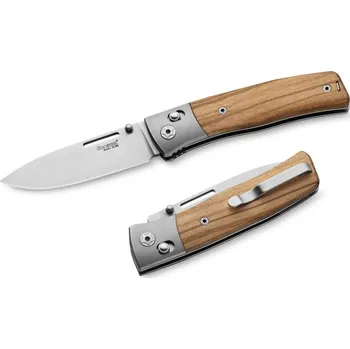 kapesní nůž LionSteel NiNi Olive wood Titanium Bolster