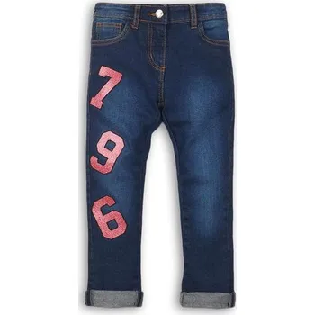 Dívčí džíny Kalhoty dívčí džínové s elastenem, Minoti, REDSOX 12, holka - 104/110 | 4/5let