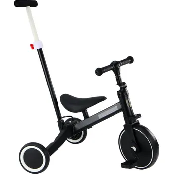Dětská tříkolka Tříkolka PRO50 s Vodicí Rukojetí Černá