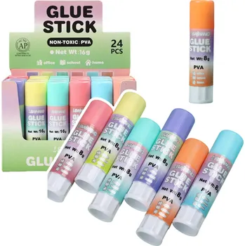 Kancelářské lepidlo LEAN Lepidlo v Tyčince Školní Kancelářské Pastelové 8g