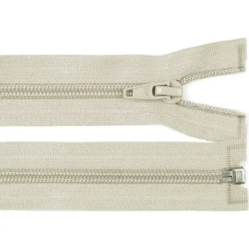 Zip Spirálový zip šíře 5 mm délka 85 cm (bundový) POL - 307 Biscotti