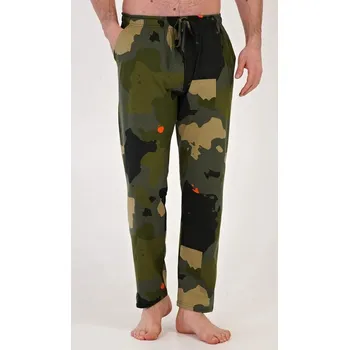 Pánské pyžamo Pánské pyžamové kalhoty Marek - khaki - XL